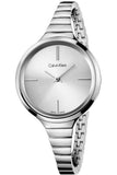Calvin Klein Lively Silver Dial Silver Steel Strap Watch for Women - K4U23126 Authentic Buy Shop Now