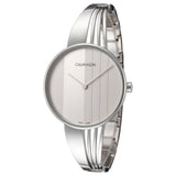 Calvin Klein Drift Silver Dial Silver Steel Strap Watch for Women - K6S2N116 Authentic Buy Shop Now