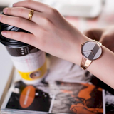 Calvin Klein Drift White Dial Rose Gold Steel Strap Watch for Women - K6S2N616 Authentic Buy Shop Now