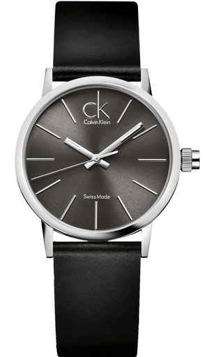 Calvin Klein Minimal Black Dial Black Leather Strap Watch for Women - K7622107 Authentic Buy Shop Now
