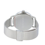 Calvin Klein Even Black Dial Silver Mesh Bracelet Watch for Women - K7B21121 Authentic Buy Shop Now