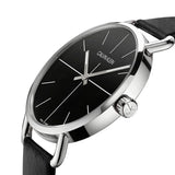 Calvin Klein Evan Black Dial Black Leather Strap Watch for Men - K7B211CZ Authentic Buy Shop Now