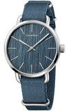 Calvin Klein Even Green Dial Green NATO Strap Watch for Men - K7B211WL Authentic Buy Shop Now