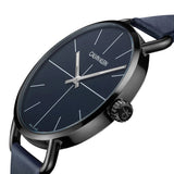 Calvin Klein Even Blue Dial Blue Leather Strap Watch for Men - K7B214VN Authentic Buy Shop Now