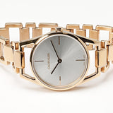 Calvin Klein Dainty White Dial Rose Gold Steel Strap Watch for Women - K7L23646 Authentic Buy Shop Now