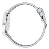 Calvin Klein Chic Silver Dial White Leather Strap Watch for Women - K7N23UP8 Authentic Buy Shop Now