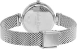 Calvin Klein Authentic Black Dial Silver Mesh Bracelet Watch for Women - K8G23121 Authentic Buy Shop Now