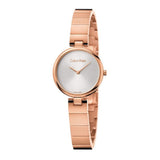 Calvin Klein Authentic White Dial Rose Gold Steel Strap Watch for Women - K8G23646 Authentic Buy Shop Now
