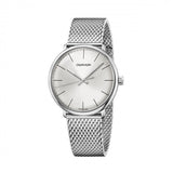 Calvin Klein City Chronograph White Dial Silver Mesh Bracelet Watch for Men - K2G2G126 Authentic Buy Shop Now