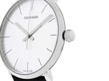 Calvin Klein High Noon Quartz White Dial Black Leather Strap Watch for Men - K8M211C6 Authentic Buy Shop Now