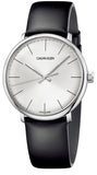 Calvin Klein High Noon Quartz White Dial Black Leather Strap Watch for Men - K8M211C6 Authentic Buy Shop Now