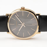 Calvin Klein Posh Black Dial Black Leather Strap Watch for Men - K8Q316C3 Authentic Buy Shop Now
