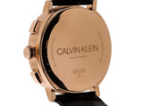 Calvin Klein Posh Grey Dial Black Leather Strap Watch for Men - K8Q376C3 Authentic Buy Shop Now