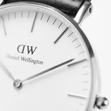 Daniel Wellington Classic Glasgow White Dial Two Tone NATO Strap Unisex Watch - DW00100047 Authentic Buy Shop Now
