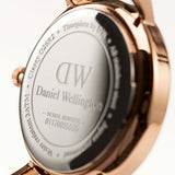 Daniel Wellington Classy Glasgow White Dial Two Tone Nylon Strap Watch For Women - DW00100066 Authentic Buy Shop Now