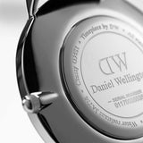 Daniel Wellington Classy Glasgow White Dial Two Tone Nylon Strap Watch For Women - DW00100082 Authentic Buy Shop Now