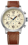 Tommy Hilfiger Jake Multifunction White Dial Brown Leather Strap Watch for Men - 1791230 Authentic Buy Shop Now