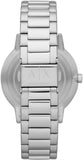 Armani Exchange Cayde Analog Black Dial Silver Steel Strap Watch For Men - AX2700 Authentic Buy Shop Now