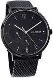 Tommy Hilfiger Brooklyn Black Dial Black Mesh Bracelet Watch for Men - 1791507 Authentic Buy Shop Now