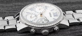 Guess Mini Sunrise Chronograph Quartz Silver Dial Silver Steel Strap Watch For Women - W0623L1 Authentic Buy Shop Now