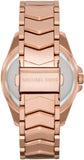 Michael Kors Whitney Quartz White Dial Rose Gold Steel Strap Watch For Women - MK6694 Authentic Buy Shop Now