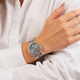 Tommy Hilfiger Ari Diamonds Blue Dial Silver Steel Strap Watch for Women - 1781976 Authentic Buy Shop Now
