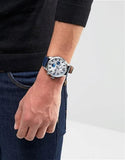 Tommy Hilfiger Jackson Silver Dial Black Leather Strap Watch for Men - 1791240 Authentic Buy Shop Now