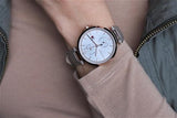 Tommy Hilfiger Angela Quartz Silver Dial Brown Leather Strap Watch for Women - 1782125 Authentic Buy Shop Now