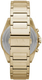 Armani Exchange Drexler Chronograph Gold Dial Gold Steel Strap Watch For Men - AX2602 Authentic Buy Shop Now