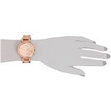 Michael Kors Uptown Glam Parker Chronograph Rose Gold Dial Steel Strap Watch for Women - MK5663 Authentic Buy Shop Now