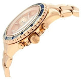 Michael Kors Everest Chronograph Rose Gold Dial Rose Gold Steel Strap Watch For Women - MK5755 Authentic Buy Shop Now