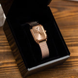 Emporio Armani Joy Quartz Rose Gold Dial Rose Gold Mesh Bracelet Watch For Women - AR11347 Authentic Buy Shop Now