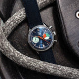 Tag Heuer Carrera Skipper Automatic Chronograph Blue Dial Blue Nylon Strap Watch for Men - CBS2213.FN6002 Authentic Buy Shop Now