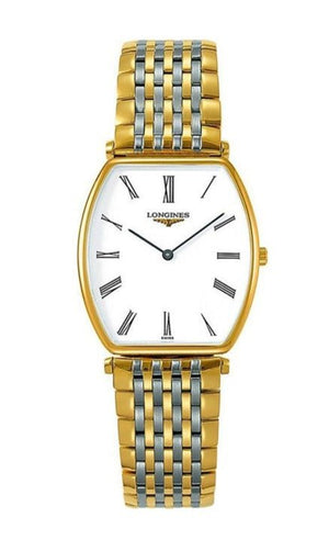 Longines La Grande Classique de Longines Tonneau 22 Gold Watch for Women - L4.205.2.11.7 Authentic Buy Shop Now