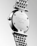 Longines La Grande Classique Diamonds White Dial Silver Steel Strap Watch for Women - L4.209.4.87.6 Authentic Buy Shop Now