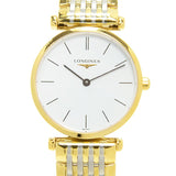 Longines La Grande Classique White Dial Two Tone Mesh Bracelet Watch for Women - L4.209.2.12.7 Authentic Buy Shop Now
