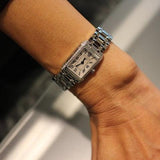 Longines Dolcevita Diamonds Silver Dial Silver Steel Strap Watch for Women - L5.258.0.71.6 Authentic Buy Shop Now