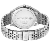 Lacoste Vienna Blue Dial Silver Steel Strap Watch for Men - 2011049 Authentic Buy Shop Now
