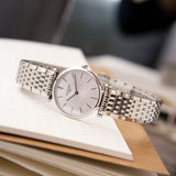 Longines La Grande Classique De Longines Silver Dial Silver Mesh Bracelet Watch for Women - L4.209.4.72.6 Authentic Buy Shop Now