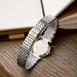 Longines La Grande Classique De Longines Silver Dial Silver Mesh Bracelet Watch for Women - L4.209.4.72.6 Authentic Buy Shop Now