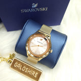 Swarovski Octea Nova Analog Gold Dial Gold Mesh Strap Watch for Women - 5649993 Authentic Buy Shop Now