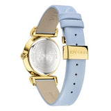 Versace V-Motif Grey Dial Blue Leather Strap Watch for Women - VERE00318 Authentic Buy Shop Now