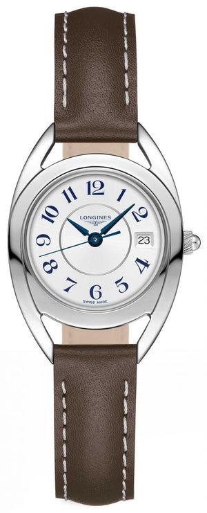 Longines Equestrian Silver Dial Watch for Women - L6.136.4.73.2 Authentic Buy Shop Now