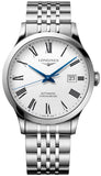 Longines Record Automatic Stainless Steel 40mm Watch for Men - L2.821.4.11.6 Authentic Buy Shop Now