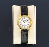 Longines Presence Automatic White Dial Black Watch for Women - L4.321.2.11.2 Authentic Buy Shop Now