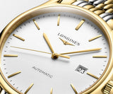 Longines Lyre Quartz White Dial Gold Stainless Steel Watch for Women - L4.859.2.12.7 Authentic Buy Shop Now