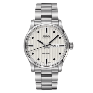 Mido Multifort Automatic Silver Dial Silver Steel Strap Watch For Men - M005.430.11.031.80 Authentic Buy Shop Now