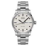 Mido Multifort Automatic Silver Dial Silver Steel Strap Watch For Men - M005.430.11.031.80 Authentic Buy Shop Now