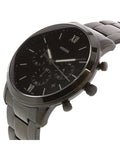 Fossil Neutra Chronograph Black Dial Black Steel Strap Watch for Men - FS5474 Authentic Buy Shop Now