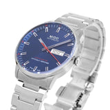 Mido Commander II Automatic Chronometer Blue Dial Silver Steel Strap Watch For Men - M021.431.11.041.00 Authentic Buy Shop Now